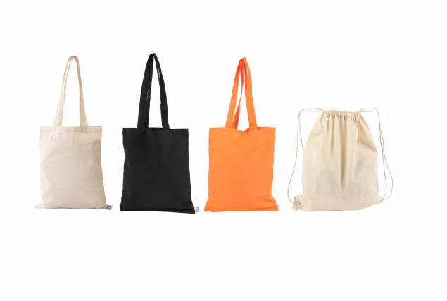 100% organic cotton bags