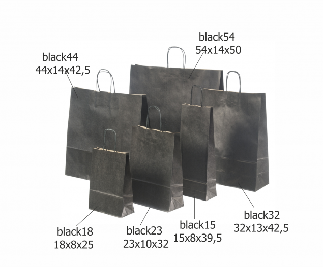 Black Paper Bags