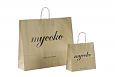 beige papirspose med print | Galleri af vrker- beige papirsposer med tryk beige papirspose med pr