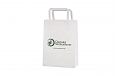 vit papperskasse med tryck | Bildgalleri - Vita papperskassar med platta handtag Stylish white pa