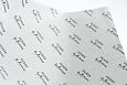 Referenssit-silkkipaperi omalla painatuksella Silkkipaperit logolla. Minimitilausmr omalla pai