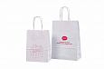 white kraft paper bags with print | Galleri-White Paper Bags with Rope Handles white paper bag wit