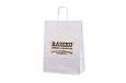 white paper bags with personal logo | Galleri-White Paper Bags with Rope Handles white paper bags 