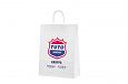 white paper bag with personal print | Galleri-White Paper Bags with Rope Handles strong white kraf