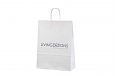 strong white kraft paper bag with print | Galleri-White Paper Bags with Rope Handles white paper b