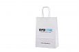 white paper bags with personal logo | Galleri-White Paper Bags with Rope Handles white kraft paper