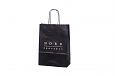 black kraft paper bag with print | Galleri-Black Paper Bags with Rope Handles black paper bag with