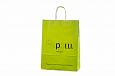 light green kraft paper bags with print | Galleri-Orange Paper Bags with Rope Handles light green 