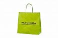 light green paper bags with print | Galleri-Orange Paper Bags with Rope Handles light green paper 