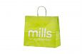 light green paper bag with print | Galleri-Orange Paper Bags with Rope Handles light green paper b