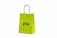 light green paper bags with personal print | Galleri-Orange Paper Bags with Rope Handles light gre