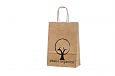 durable recycled paper bags with logo print | Galleri-Recycled Paper Bags with Rope Handles 100% r