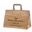 Galleri-Brown Paper Bags with Flat Handles