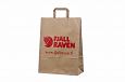 brown paper bags with personal print | Galleri-Brown Paper Bags with Flat Handles durable brown pa