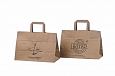 durable brown paper bags with print | Galleri-Brown Paper Bags with Flat Handles durable brown pap