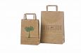 durable brown kraft paper bag | Galleri-Brown Paper Bags with Flat Handles durable brown kraft pap