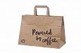 brown paper bags with personal print | Galleri-Brown Paper Bags with Flat Handles durable brown kr