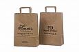 durable brown paper bags | Galleri-Brown Paper Bags with Flat Handles eco friendly brown paper bag