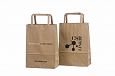 brown paper bags with personal print | Galleri-Brown Paper Bags with Flat Handles eco friendly bro