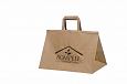 brown paper bags with personal print | Galleri-Brown Paper Bags with Flat Handles eco friendly bro