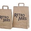ecological paper bags with flat handles Galleri-Ecological Paper Bag with Flat Handles