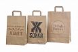 ecological paper bags with flat handles and with print | Galleri-Ecological Paper Bag with Rope Ha