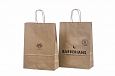 ecological paper bags with with flat handles and logo | Galleri-Ecological Paper Bag with Rope Han