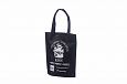 black non-woven bag with personal print | Galleri-Black Non-Woven Bags durable black non-woven ba