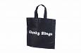 black non-woven bag with print | Galleri-Black Non-Woven Bags durable black non-woven bags 