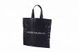 black non-woven bag with personal print | Galleri-Black Non-Woven Bags durable black non-woven ba