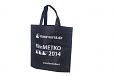 black non-woven bag with print | Galleri-Black Non-Woven Bags durable black non-woven bags with pe