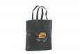 black non-woven bags with print | Galleri-Black Non-Woven Bags durable black non-woven bag with pe