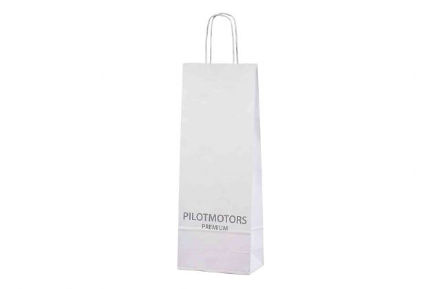 paper bag for 1 bottle with personal logo 