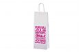 durable kraft paper bags for 1 bottle with print | Galleri-Paper Bags for 1 bottle durable kraft p