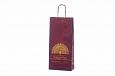 kraft paper bag for 1 bottle with personal print | Galleri-Paper Bags for 1 bottle durable kraft p