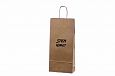 durable kraft paper bag for 1 bottle with personal print | Galleri-Paper Bags for 1 bottle durable