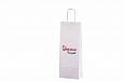 durable kraft paper bag for 1 bottle with print | Galleri-Paper Bags for 1 bottle paper bags for 1