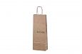 kraft paper bags for 1 bottle with logo and for promotional .. | Galleri-Paper Bags for 1 bottle k