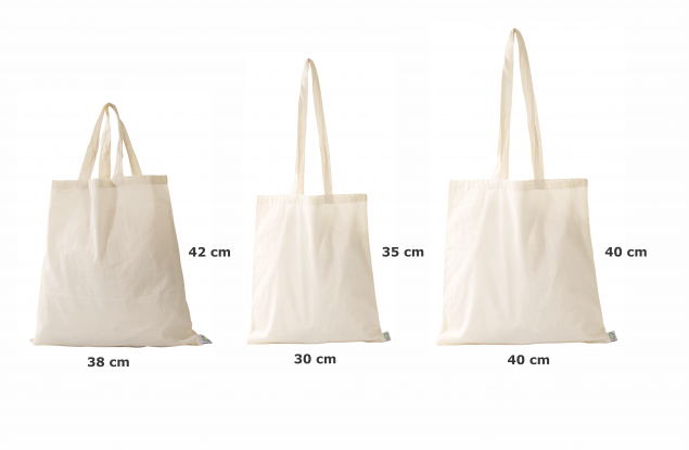 Natural color cotton bags