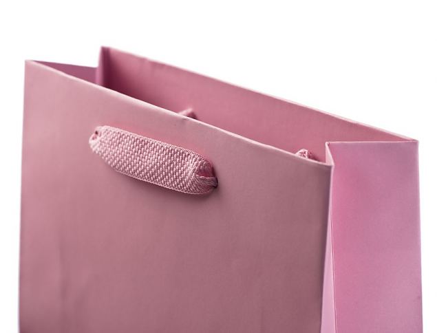 Pink premium paper bags