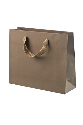 Caffe latte colour premium paper bags