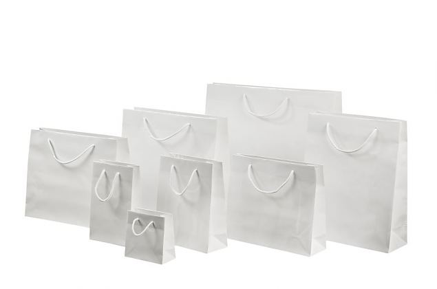 White gift bags