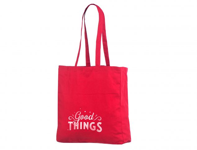 Punased k�ljevoldiga riidest kotid. Tr�kiga kottide miinumumkogus on 50 kotti. Riidest kottidele o