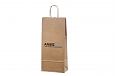 white paper bag with printed design | Galleri bottlebag 